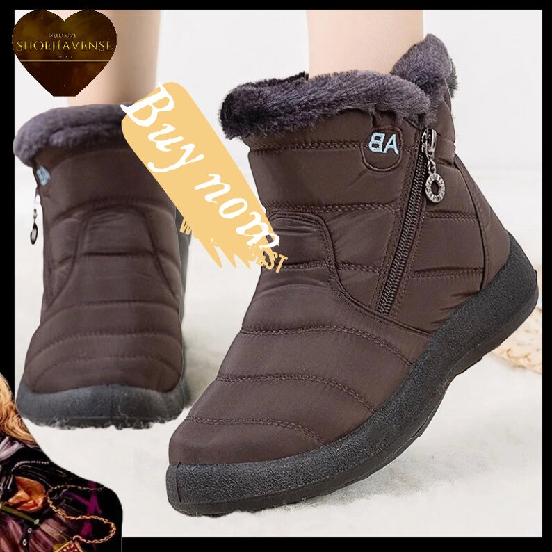 Women's Waterproof Ankle Boots for Winter. Keeping Feet Warm in the
