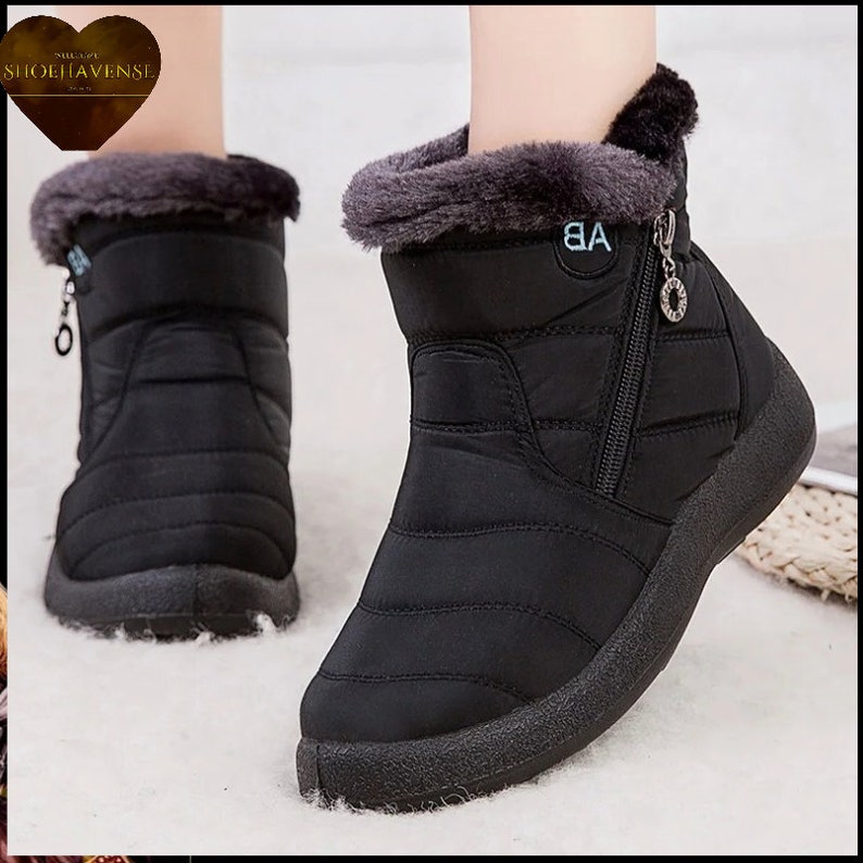 Women's Waterproof Ankle Boots for Winter. Keeping Feet Warm in the