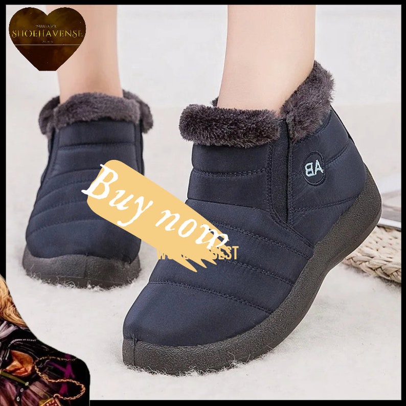 Women's Waterproof Ankle Boots for Winter. Keeping Feet Warm in the