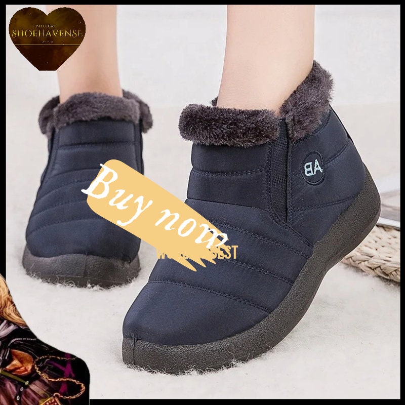 Women's Waterproof Ankle Boots for Winter. Keeping Feet Warm in the ...