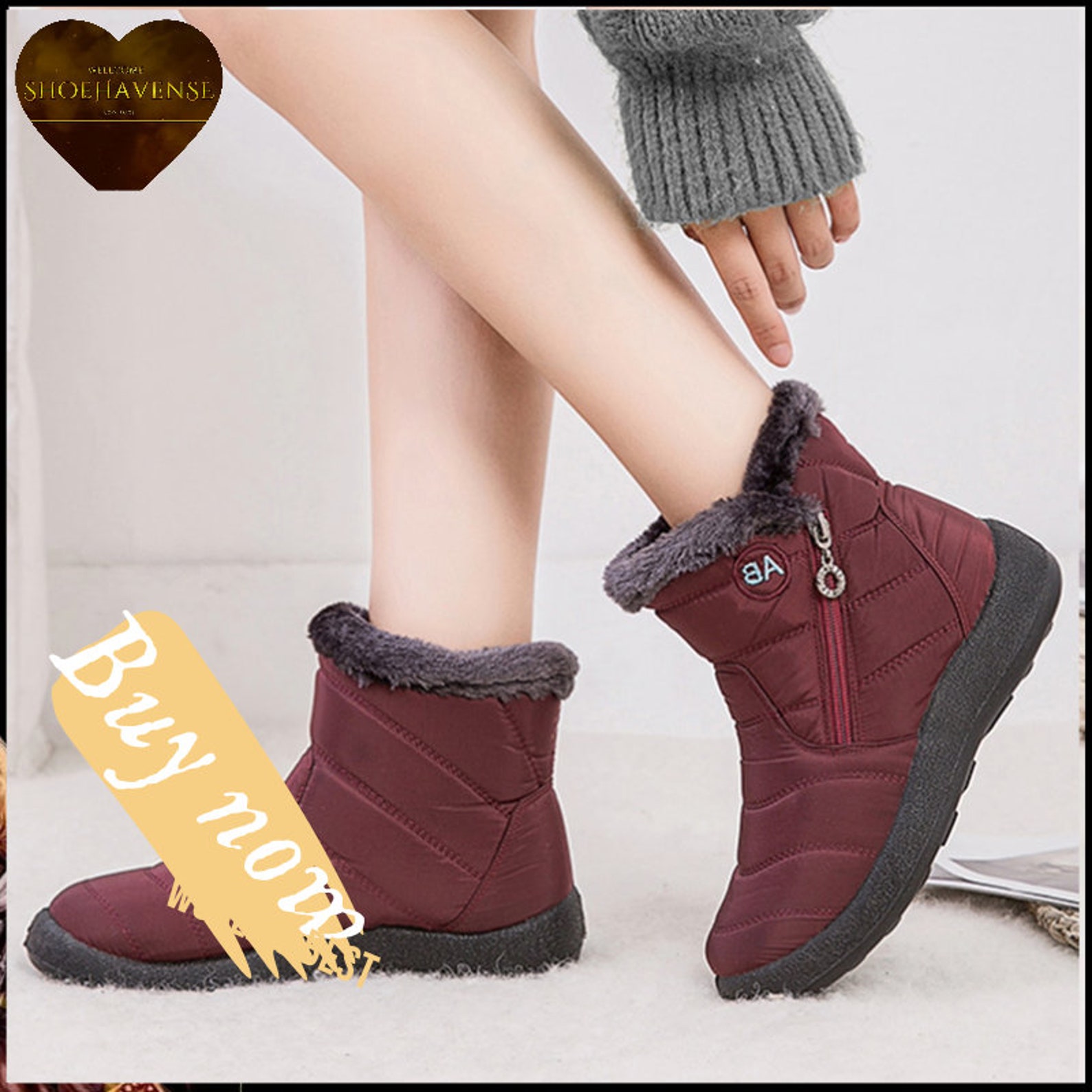 Women's Waterproof Ankle Boots for Winter. Keeping Feet Warm in the ...