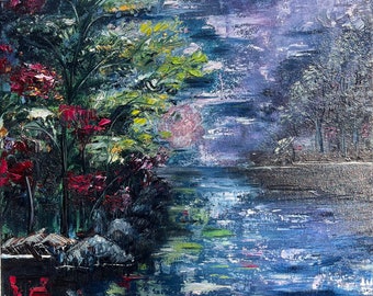 The Beauty of a New Day Original Oil painting By Nadine S.