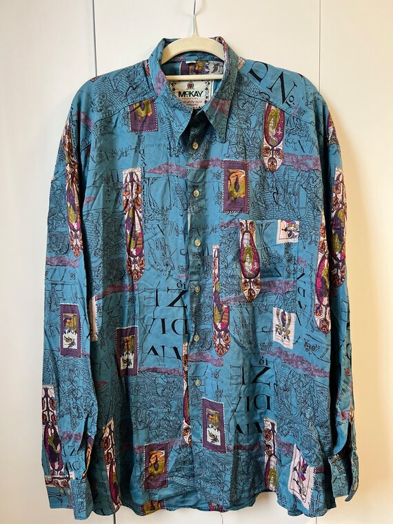 LIKE NEW Authentic Vintage Shirt Unisex Tarot Prin