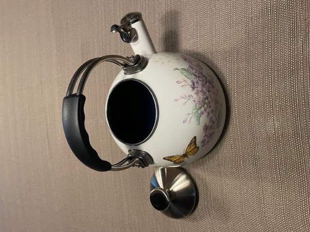 Lenox Butterfly Meadow whistling tea kettle