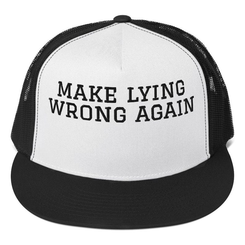 make lying wrong again hat