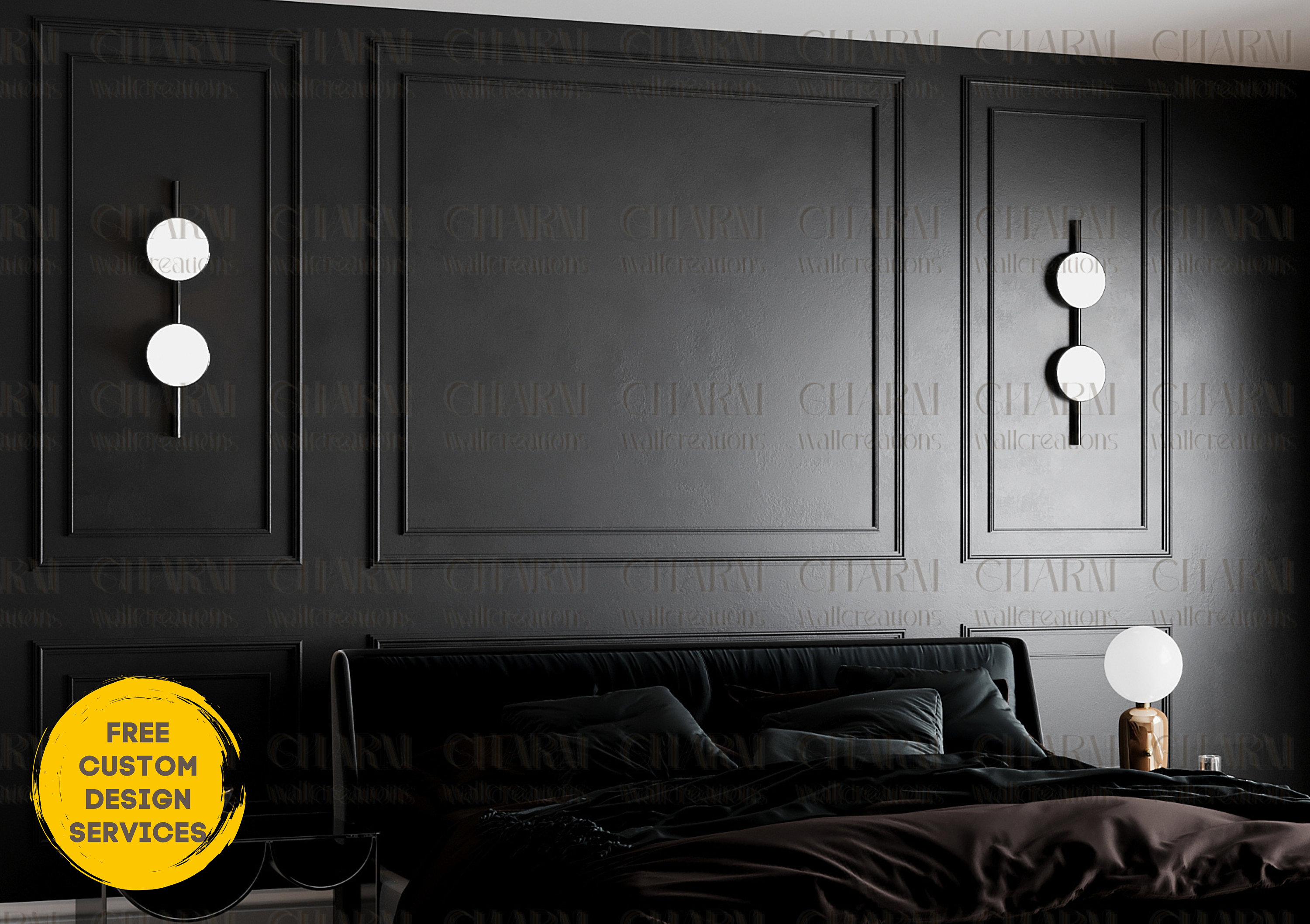 Pre-Cut Wall Molding Kit: Easy Install Accent Wall Panels