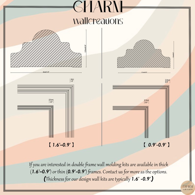 Wall Moulding Kit Wall Molding Assemblyready Package Precut Factory
