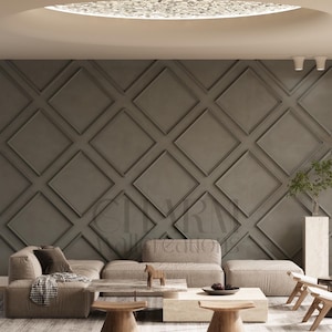 Pre-Cut Wall Moulding Kit: Factory Primed Accent Wall Panels