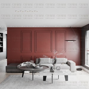 Pre-Cut Wall Molding Kit: Wainscoting Panel Accent Wall Trim