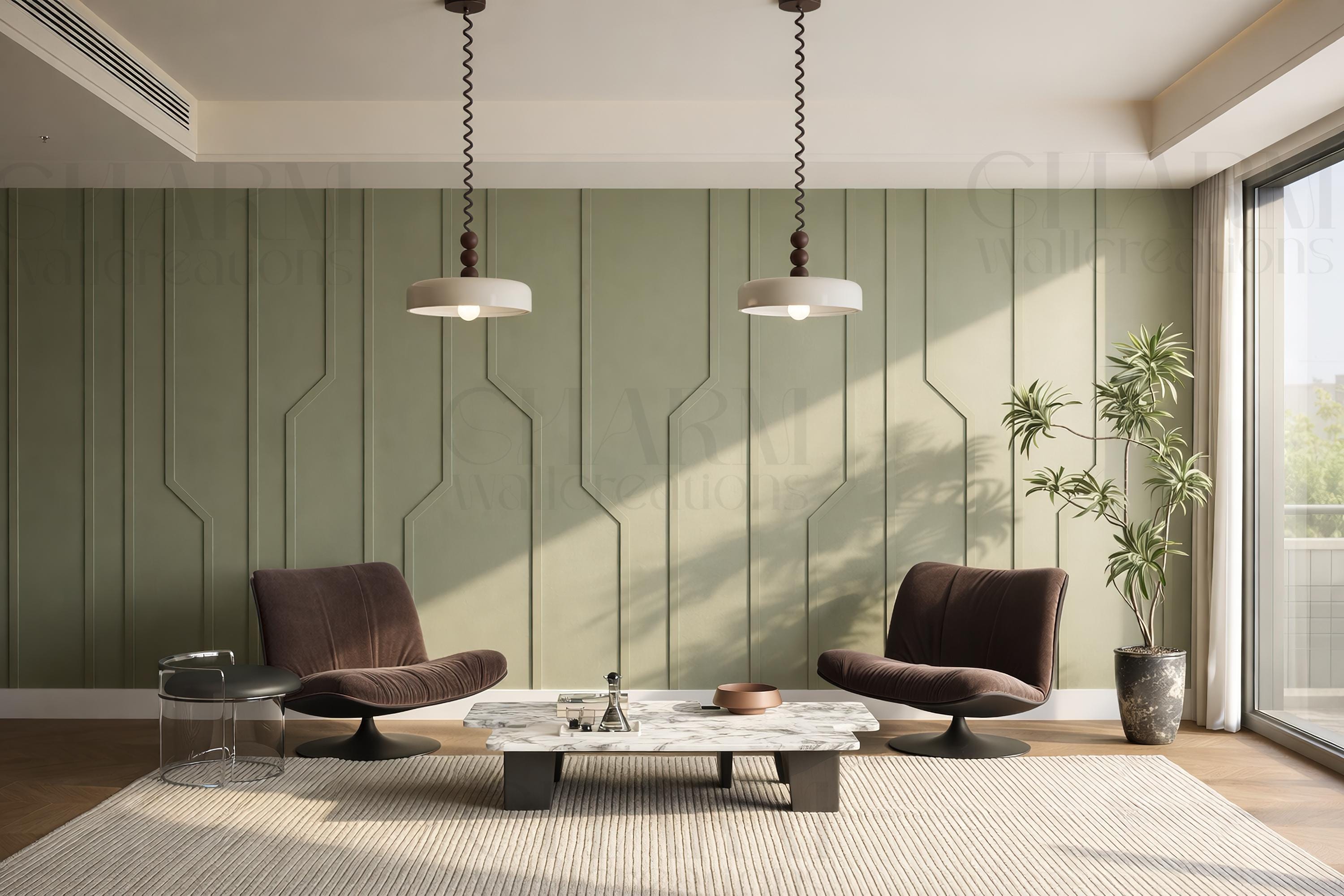 Modern Accent Wall Paneling Kit, Vertical Wall Molding, Pre-cut ...