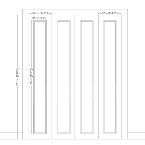 Custom made door molding design have done for Kenzie - Sets of Door Molding Kits