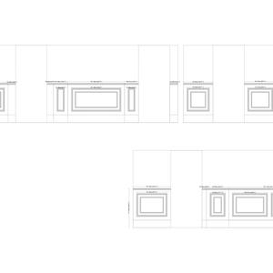 Custom made wall molding design have done for Morgan - Wainscoting Panel
