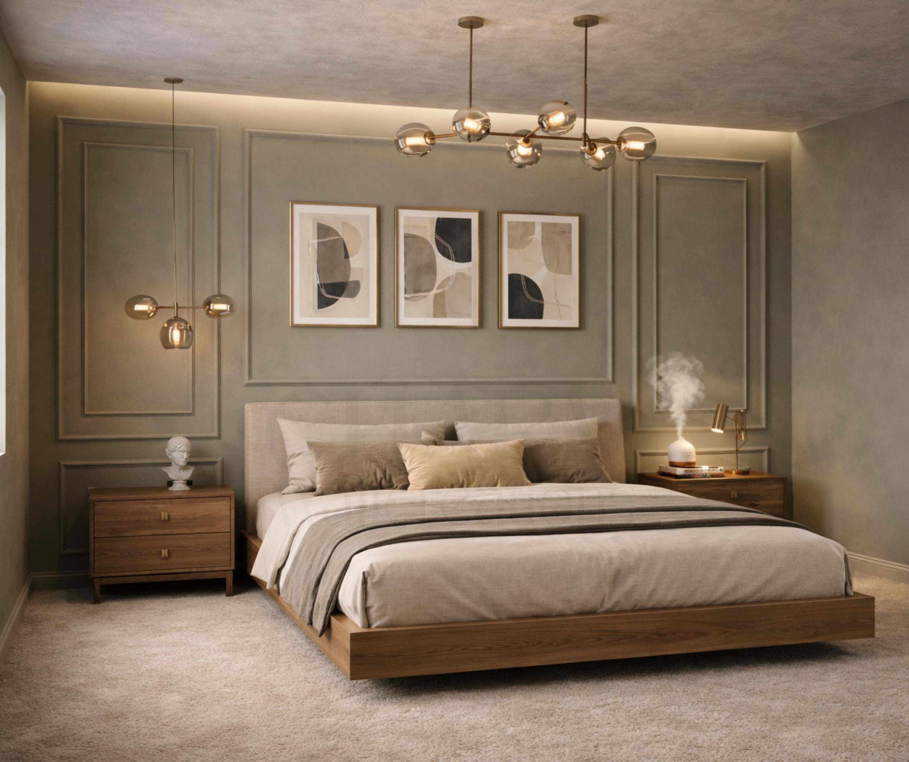 Pre-cut Wall Molding Kit – Modern Accent Wall Panels – Custom Layout ...