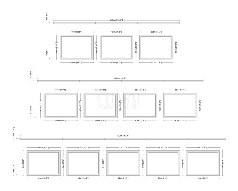 Wall Moulding Kit Wall Molding Assembly Ready Package Pre-Cut Factory Primed Accent Wall Panels Half-Wainscoting Panel image 4