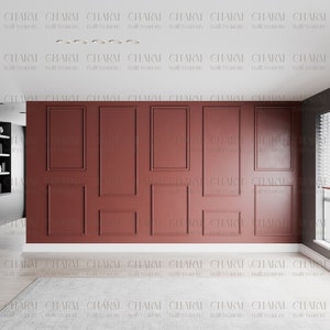 Pre-Cut Wall Molding Kit: Wainscoting Panel Accent Wall Trim