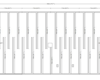 Custom made wall molding design have done for Robert - Sets of Frames Wainscoting Panel