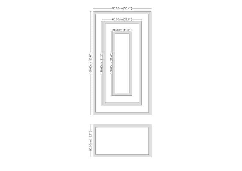 Separates Frame Pre-cut Wall Panel Kit, Paintable, Waterproof, Custom Frames, Easy ...