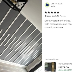 Moderne Akzent-Verkleidung, Vertikale Wandleiste, Vorgeschnittene Paneele Bild 8