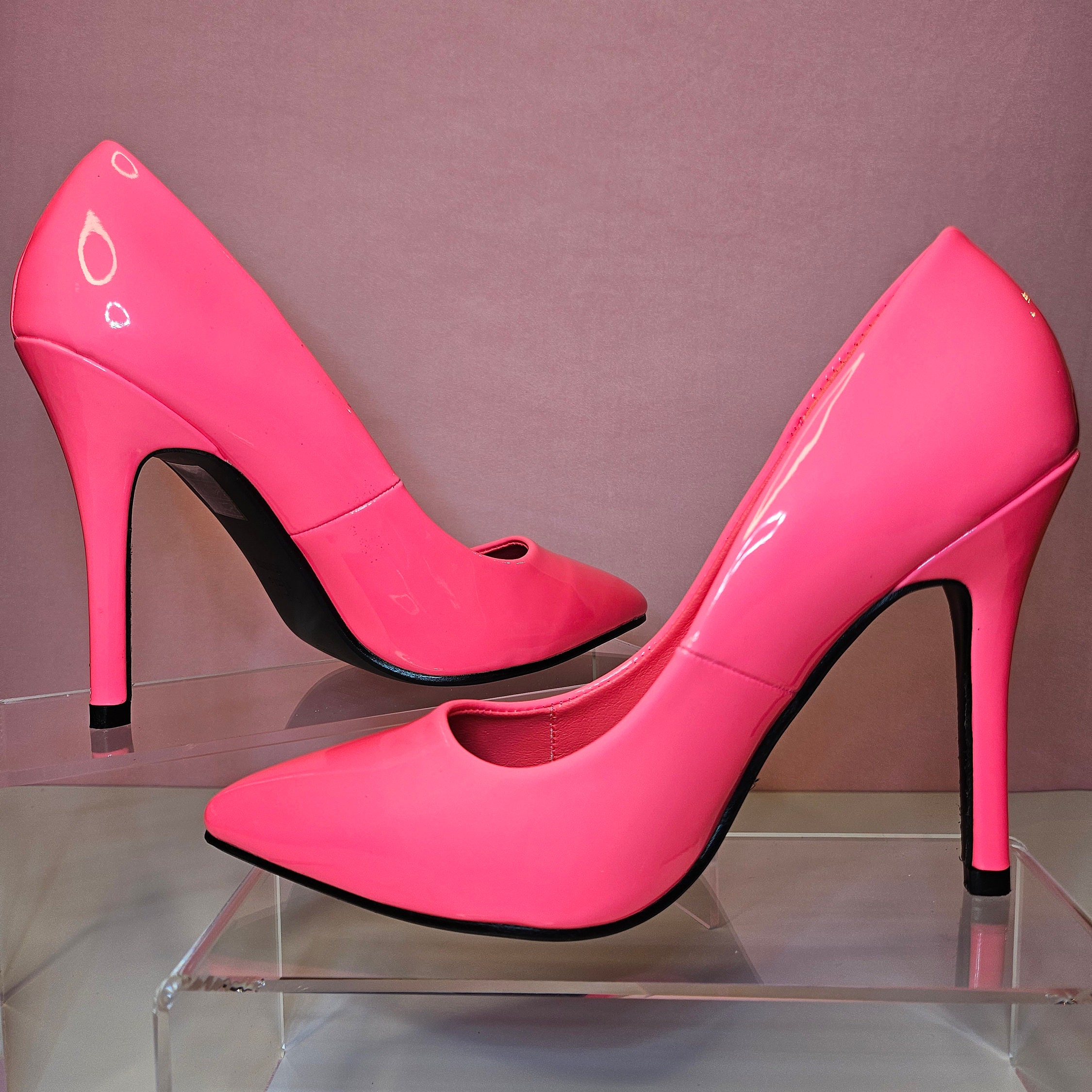 Hot pink shop stiletto heels