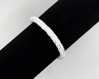 Snowflake Adjustable Glitter Bracelet, Gift for her, Women’s Jewelry, Girl’s Jewelry, Gift For Mom