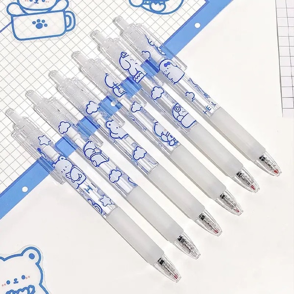 Kawaii Japanese 0.5mm Cute Cartoon Bear Gel Pen