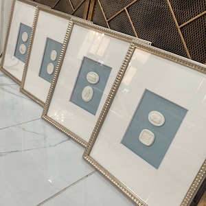 Gerahmte Intaglio-Kunst
