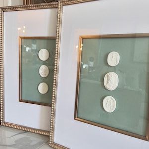 Framed Intaglio Art