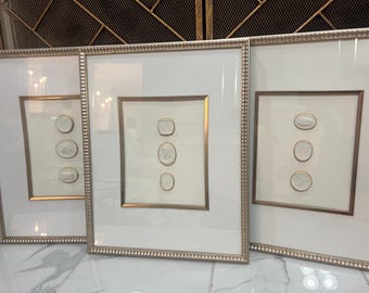 Framed Intaglio Art