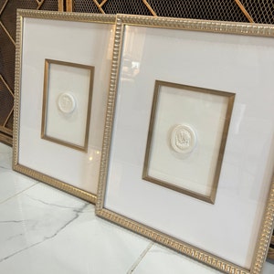 Framed Intaglio Art