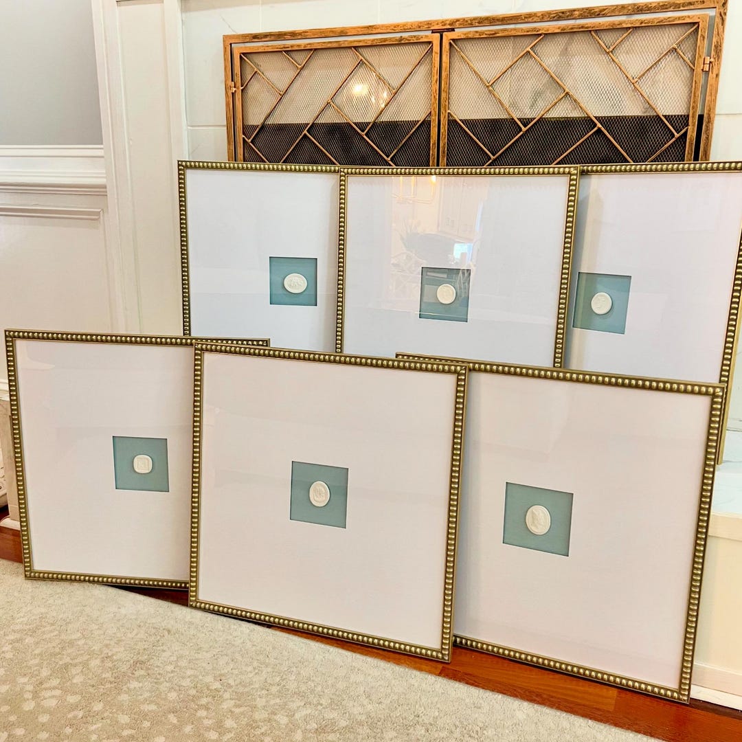 Framed Intaglio Art