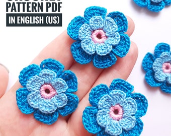 Crochet Flower Pattern: Irish Lace Motif (PDF Pattern)