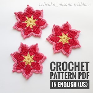 Fiori all'uncinetto fai da te, tutorial floreale in pizzo irlandese, tutorial passo dopo passo per realizzare fiori all'uncinetto, schema per realizzare fiori all'uncinetto per una bellissima applicazione a forma di fiore