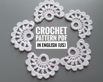 Easy Crochet Flower Pattern: Irish Lace Motif Tutorial (PDF)