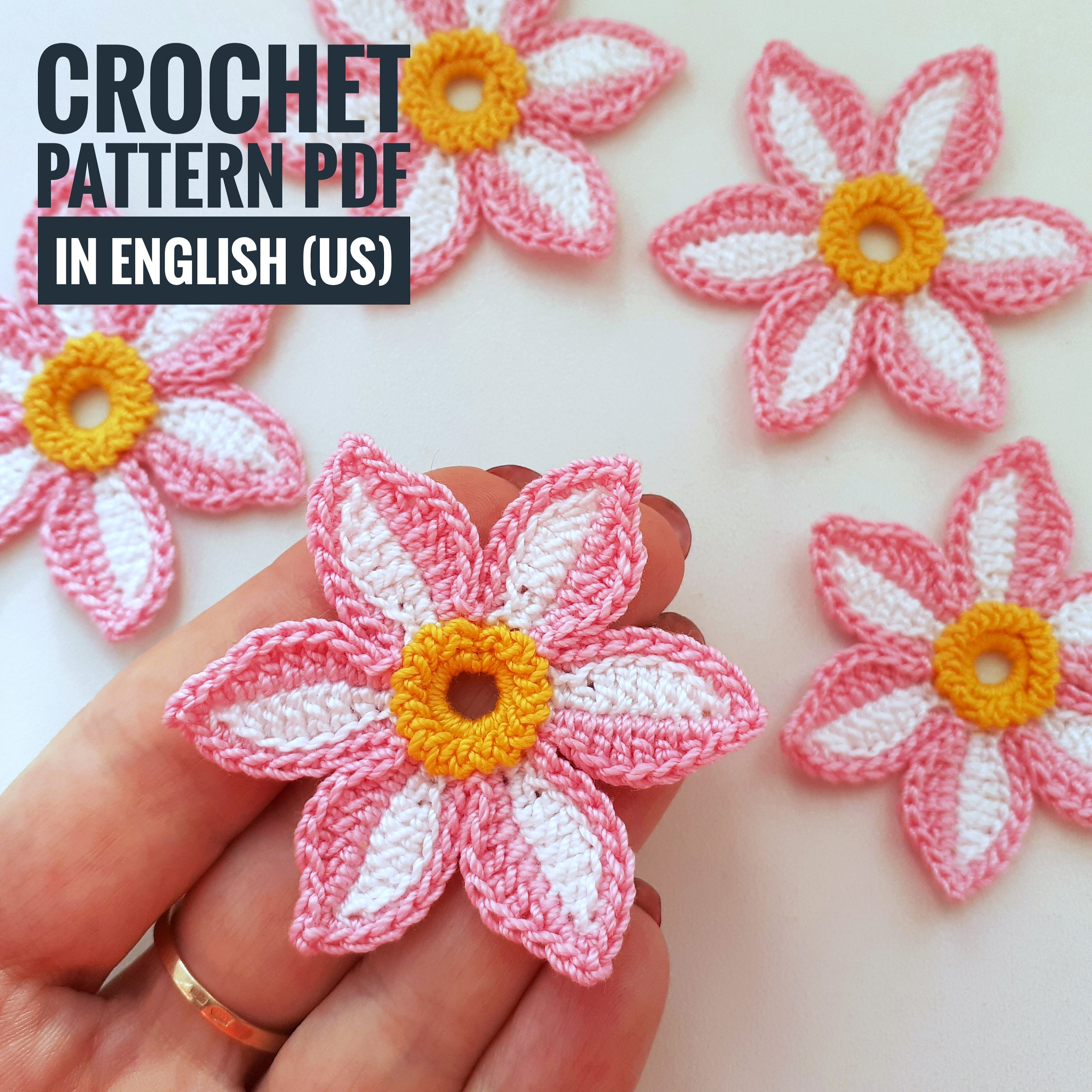 30 3D Crochet Patterns for Texture, Shape, and Standout Handmade Projects 18 Irish Lace Flower Motif