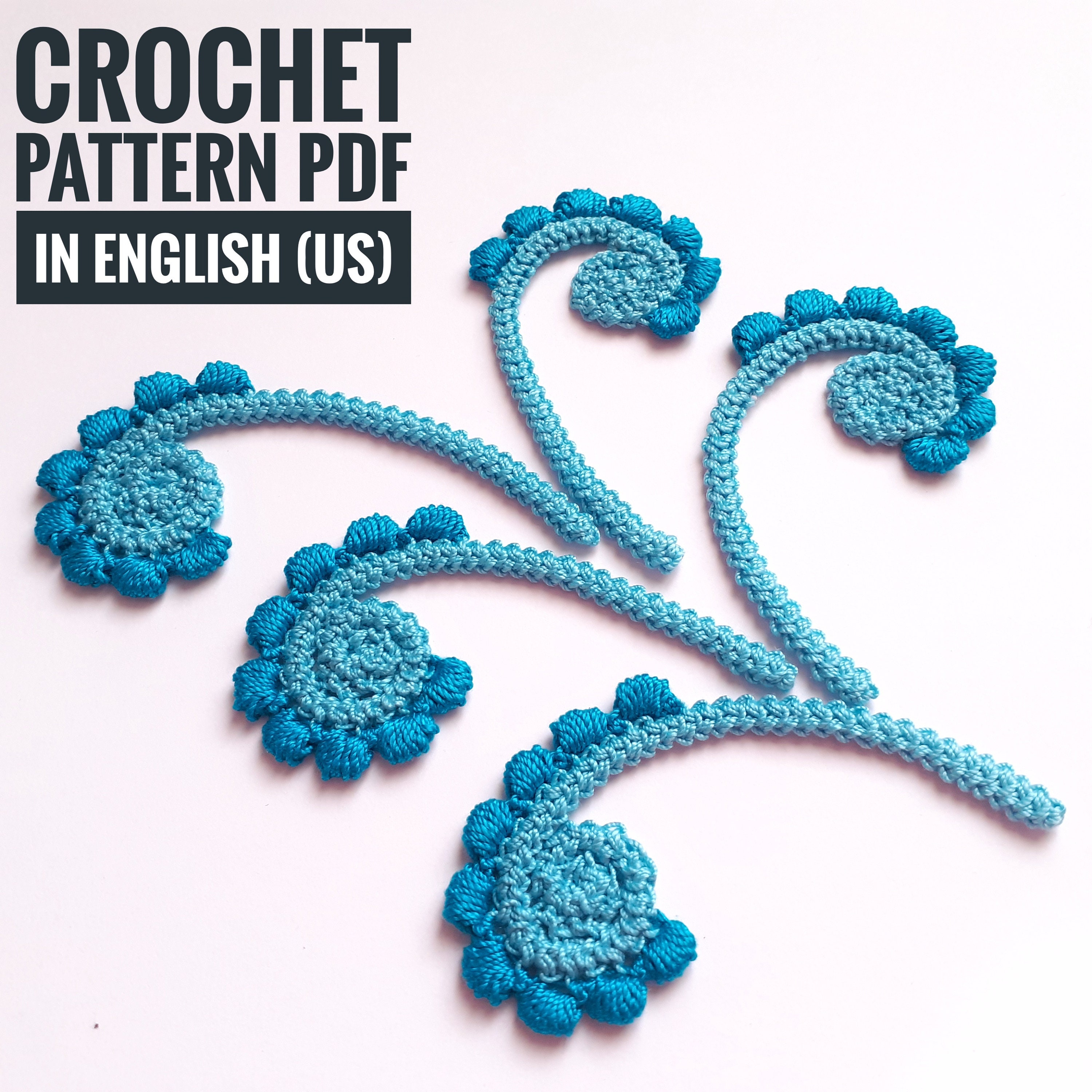 22 Crochet Patterns for Motifs and Appliques to Stitch, Layer, and Decorate 1 Irish Lace Crochet Pattern: Curl Motif Applique