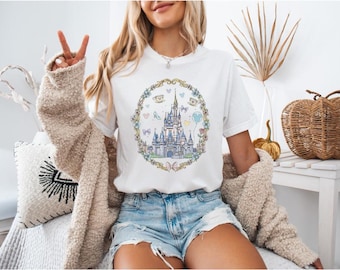 Camiseta del Castillo del Reino Mágico, inspirada en Disney
