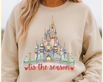 Sudadera y camiseta Disney Christmas Coquette / Magic Kingdom