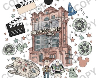 Coquette de Hollywood Studios PNG para camisetas