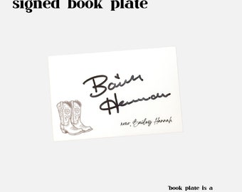 Signed Book Plate Sticker