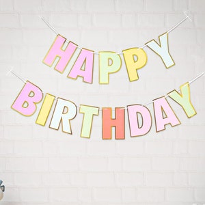Banderole joyeux anniversaire