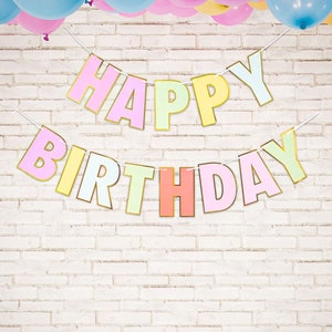 Banderole joyeux anniversaire