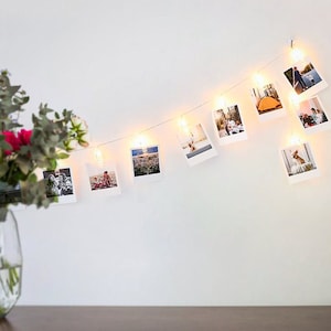 Clip LED lumières pince à linge cintre photo chaîne alimenté par piles