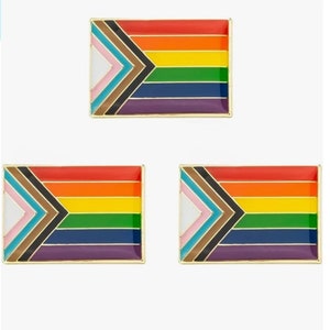 Progress Pride Enamel Pin - Embrace Inclusivity and Equality!