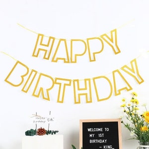 Banderole joyeux anniversaire