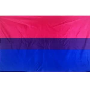 Bisexual Pride Flag 5ftx3ft Premium Quality indoor/Outdoor use LGBT Gay