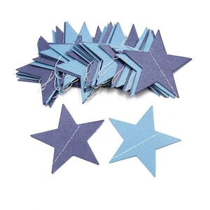 Sterrenslingerbanner in blauwtinten