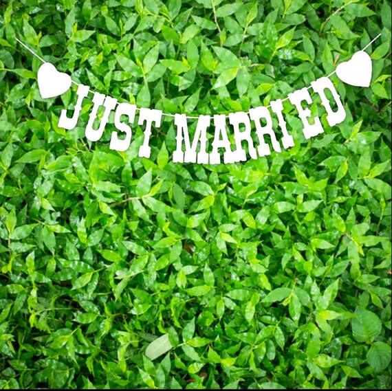 Festone Oggi Sposi | Decorazione Matrimonio Auto | Just Married | Stile Shabby Chic