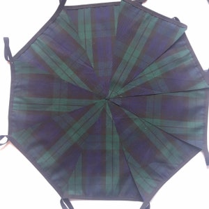 FABRIC BUNTING. Clearance, 10ft/20ft/40ft/120ft.Bright garland decorate Scottish Scotland Mixed tartan Christmas burns night Hogmanay Black watch