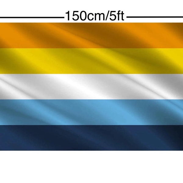 Aroace Pride Flag 5ftx3ft Premium Quality indoor/Outdoor use LGBT Gay