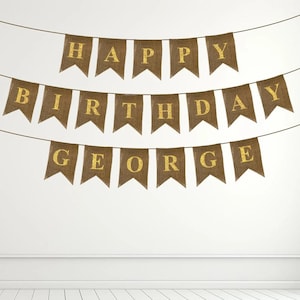 Banderines personalizados personalizados, decoraciones para fiestas hechas a mano, personalizados